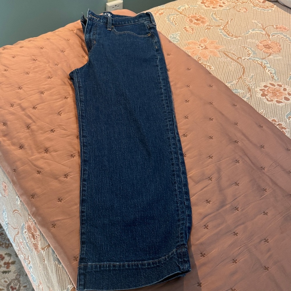 J. Crew slim wide leg jean